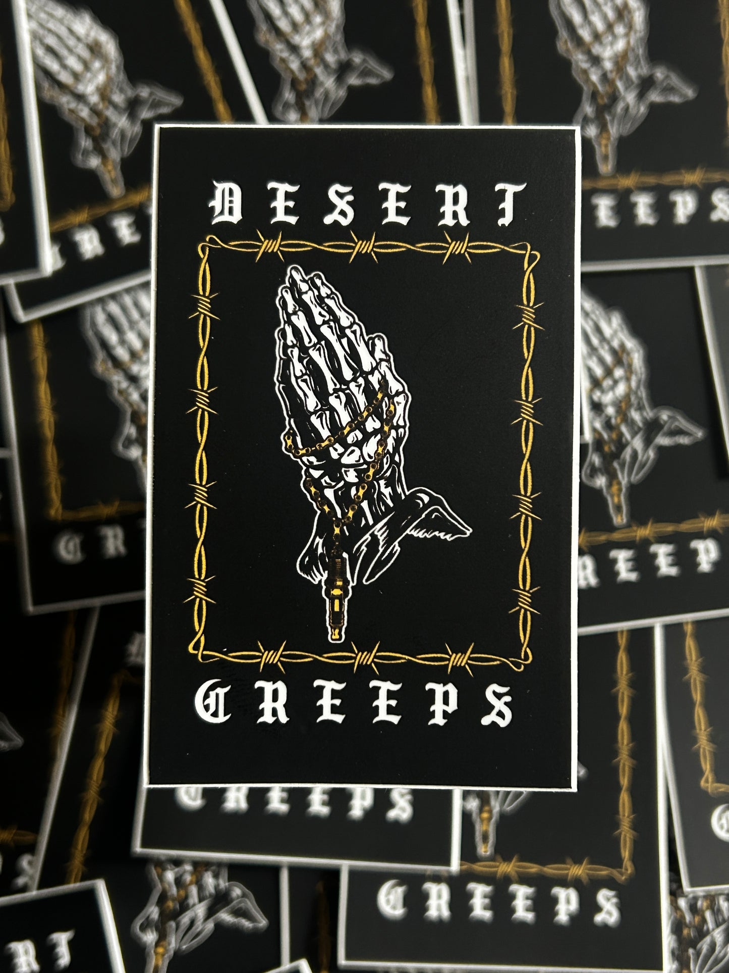 Desert Creeps Hands Sticker